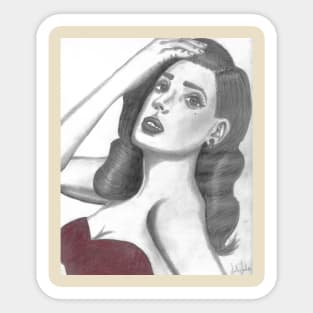 Miss Burlesque Sticker